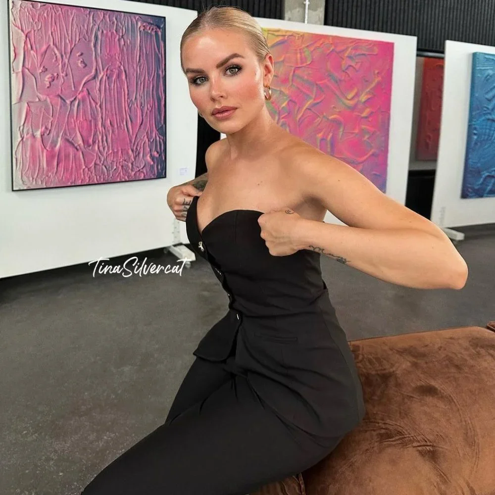 BLOGGER'S FAVE! Zara Strapless Jumpsuit Black NWT
